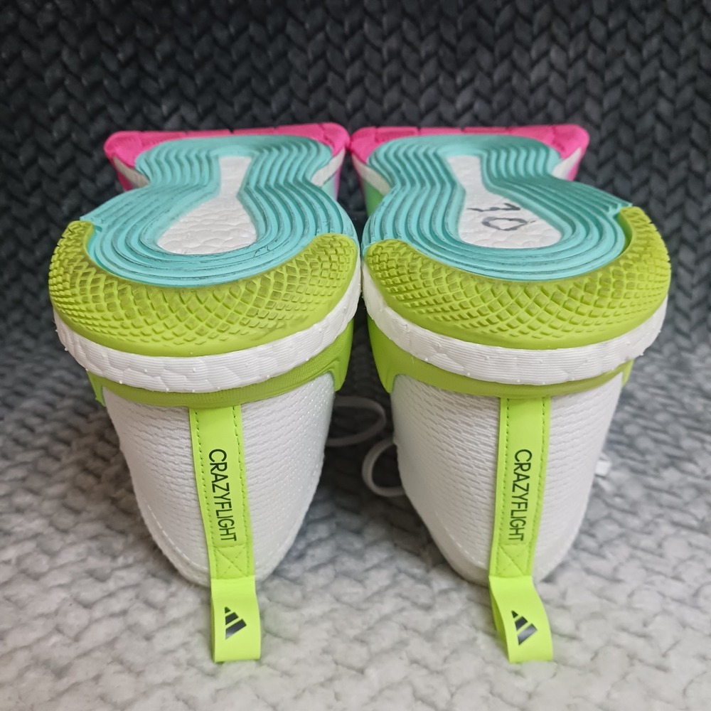 Adidas Crazyflight Mid White Purple Pink Women's Volleyball Shoes Size 10.5 - Picture 14 of 14